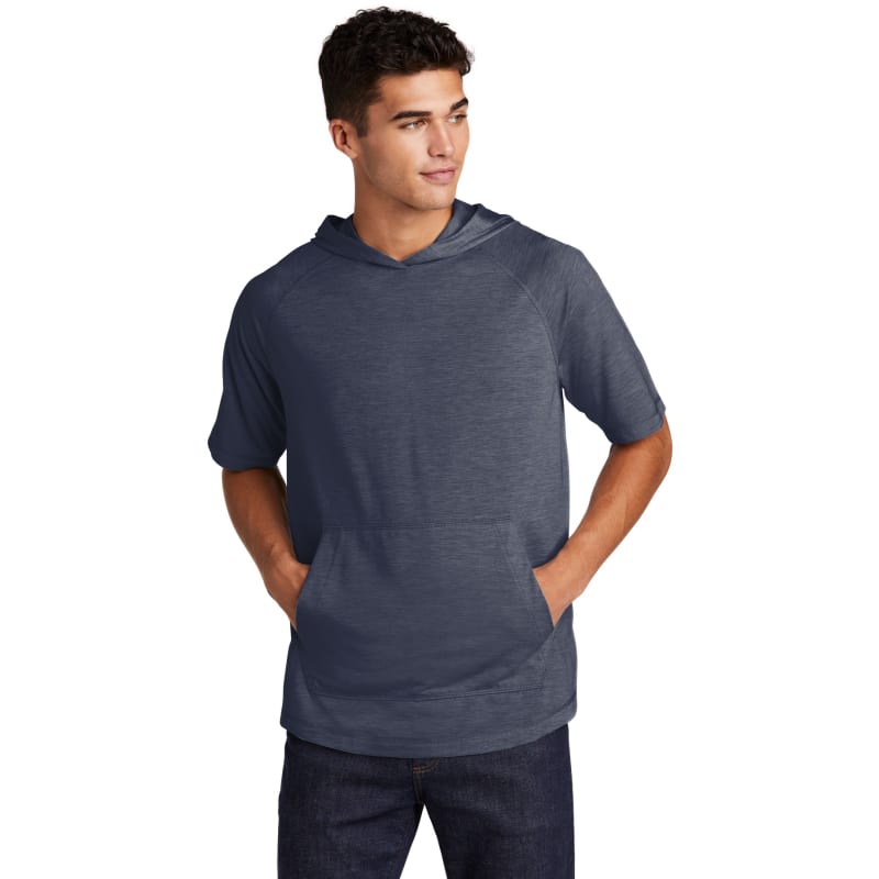 Sport-Tek PosiCharge Tri-Blend Wicking Short Sleeve Hoodie., custom hoodie or sweatshirt with logo imprint 16