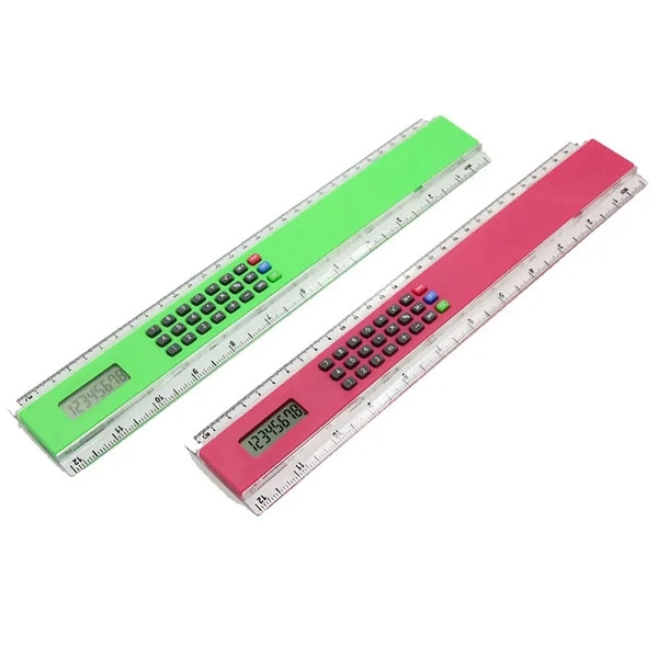 Promotional 12 inch Student Ruler Calculator 3