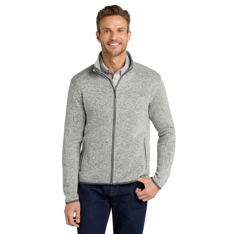 Port Authority Sweater Fleece Jacket. 22