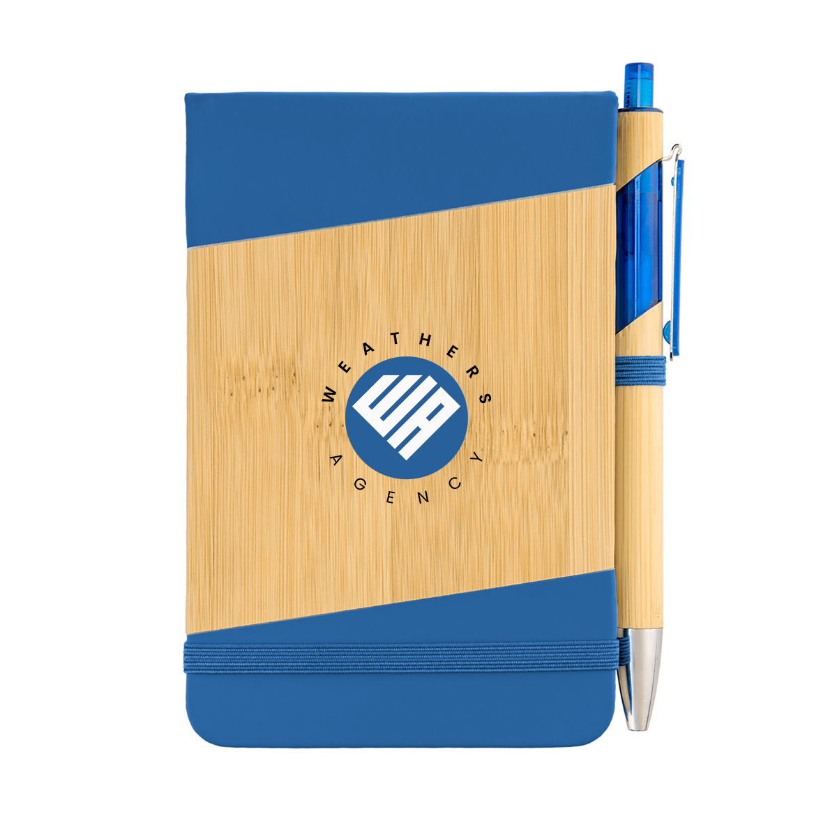 Bamboo Look Jotter & Pen 18