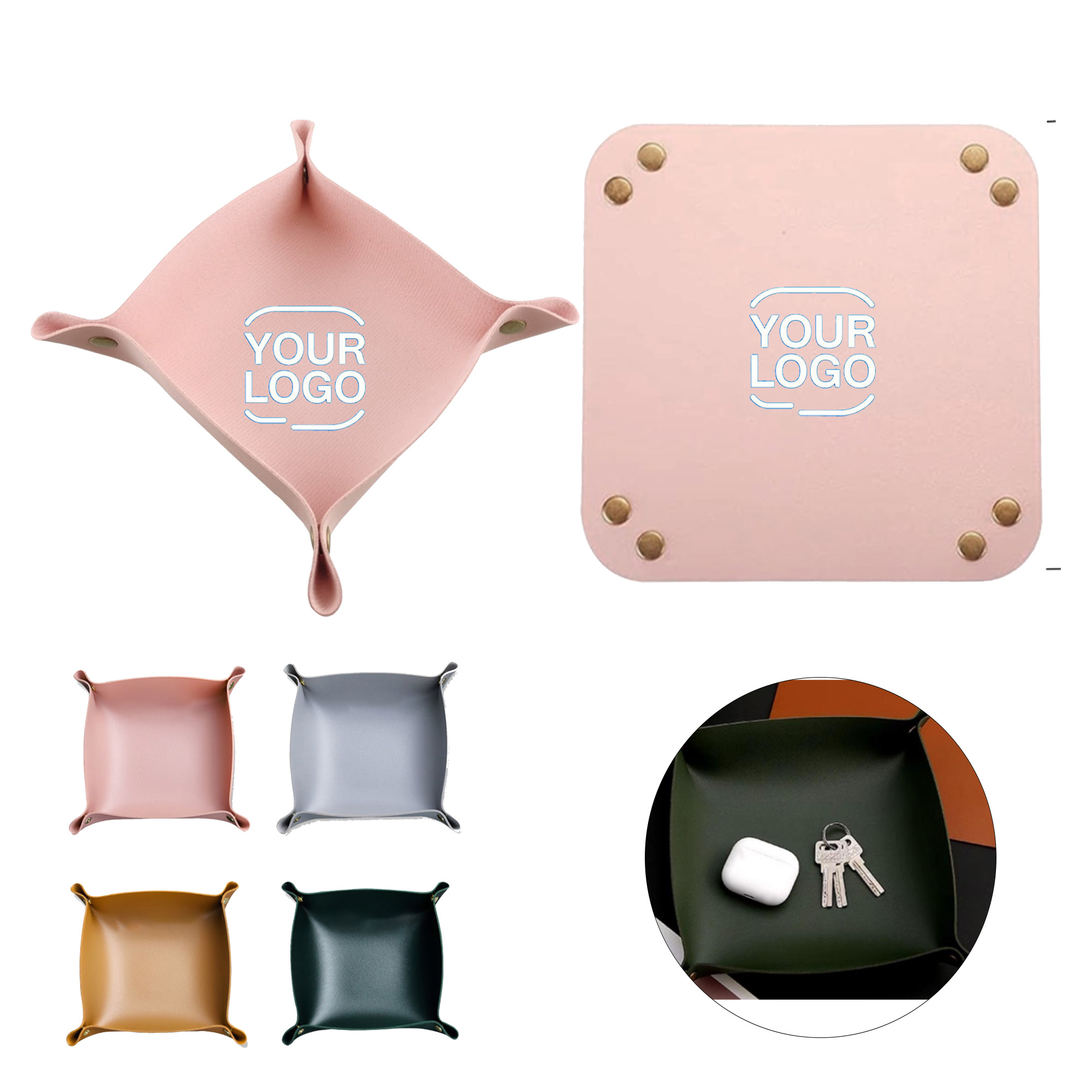 Leather Storage Tray 2