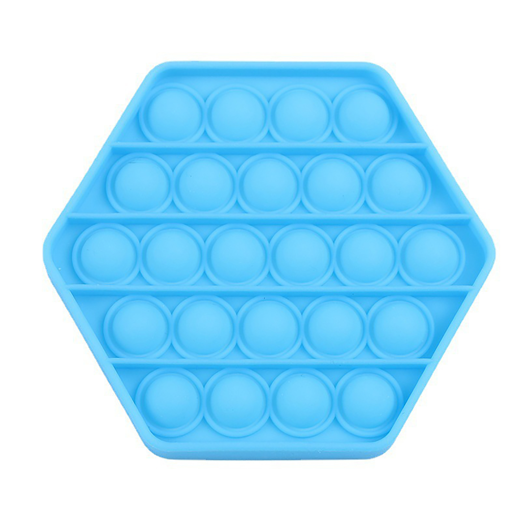 Hexagon Push Pop Fidget Toy Bubble Sensory for Anxiety & Stress Relief 7