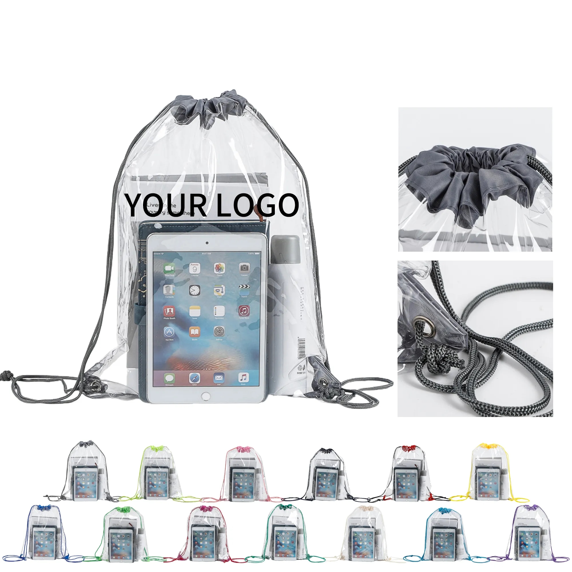 Clear PVC Tote Bag 2
