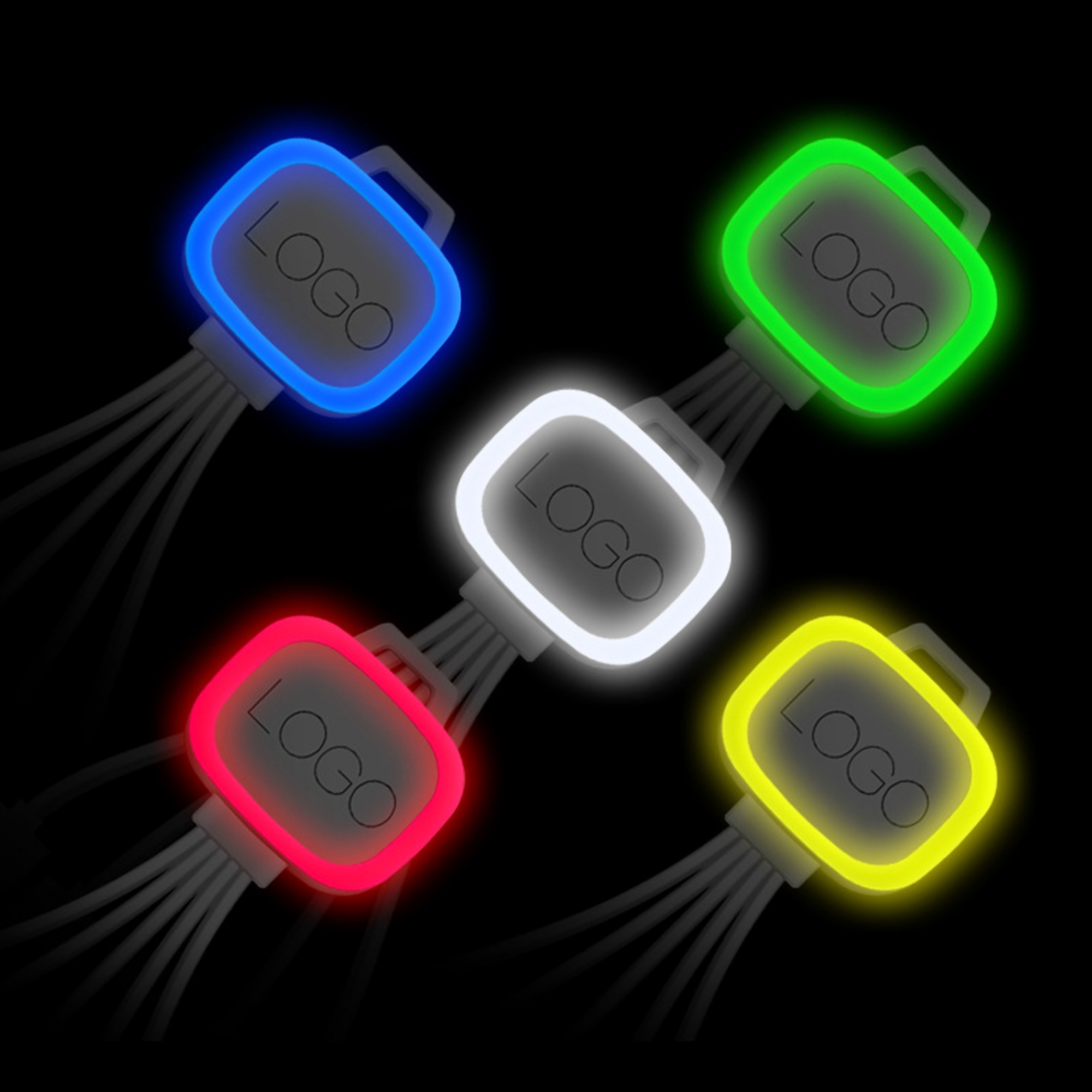 5" 1 Multi-Color USB Charger Cable 3