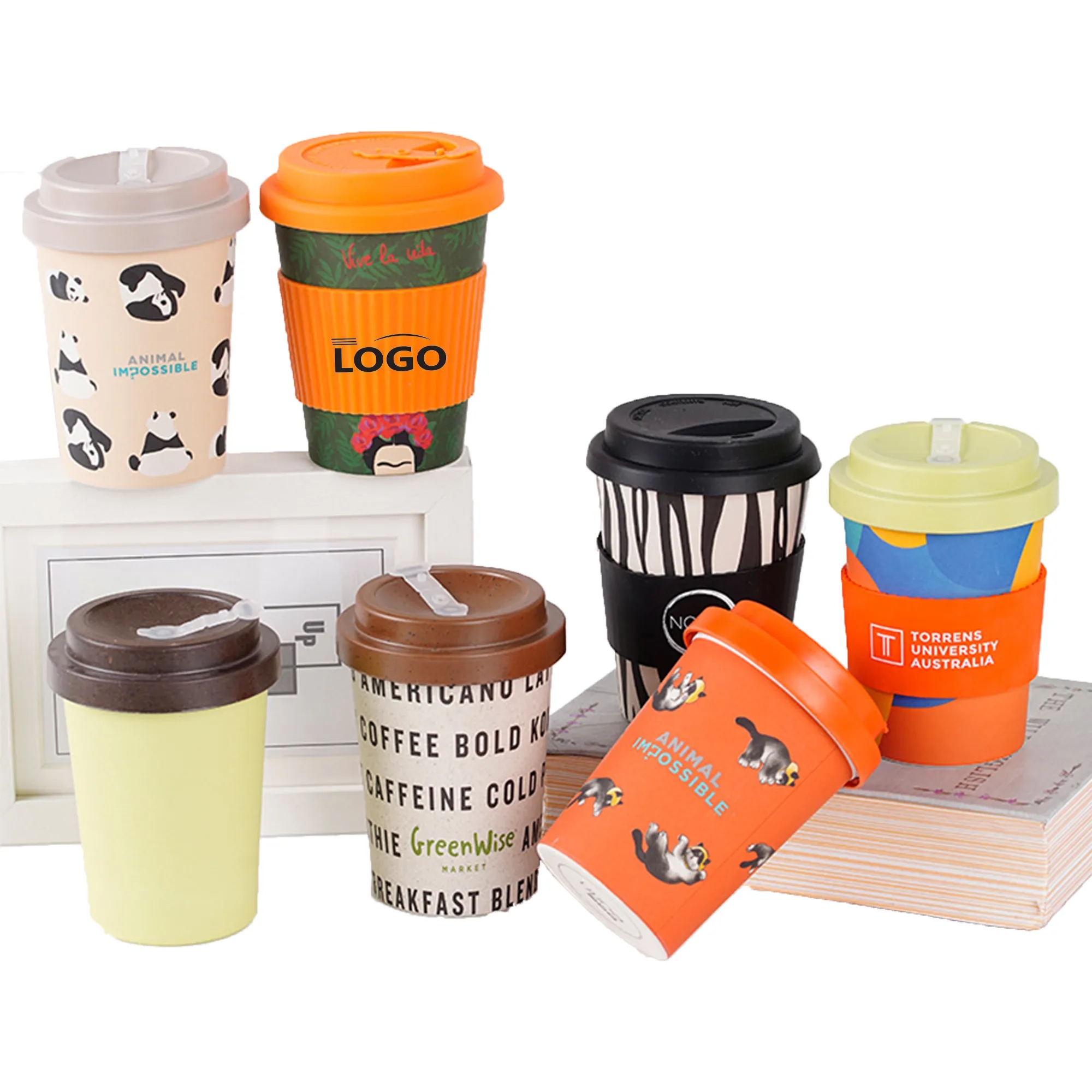 12 oz. Biodegradable Bamboo Fibre Cup 2