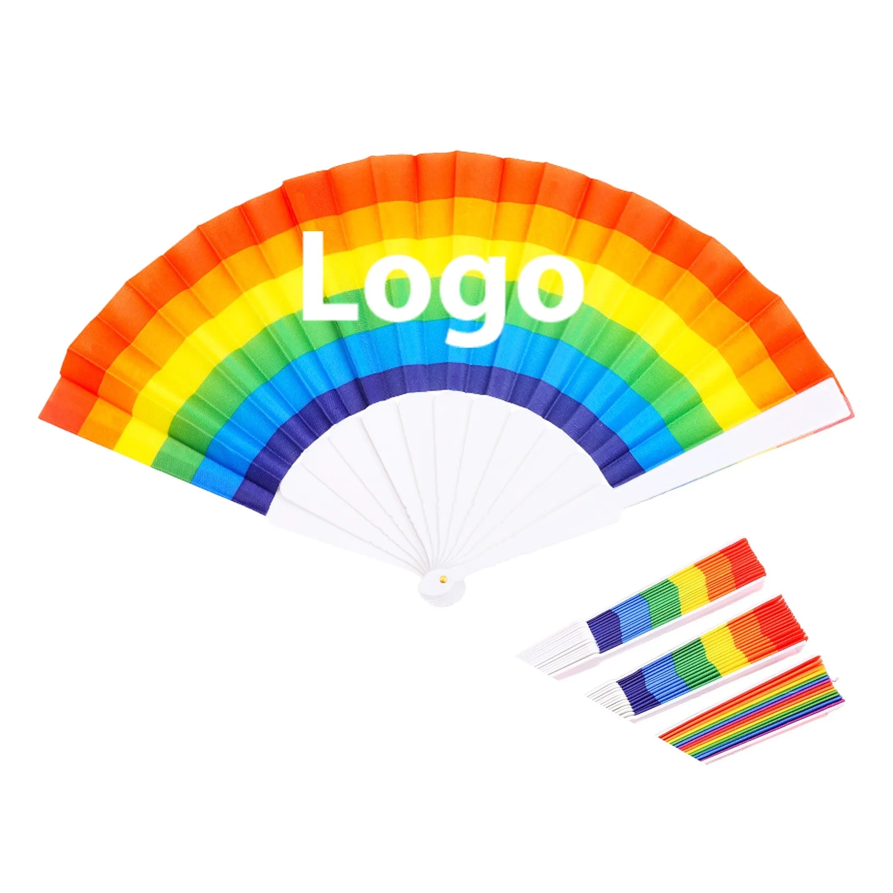 Fold Rainbow Fan 4