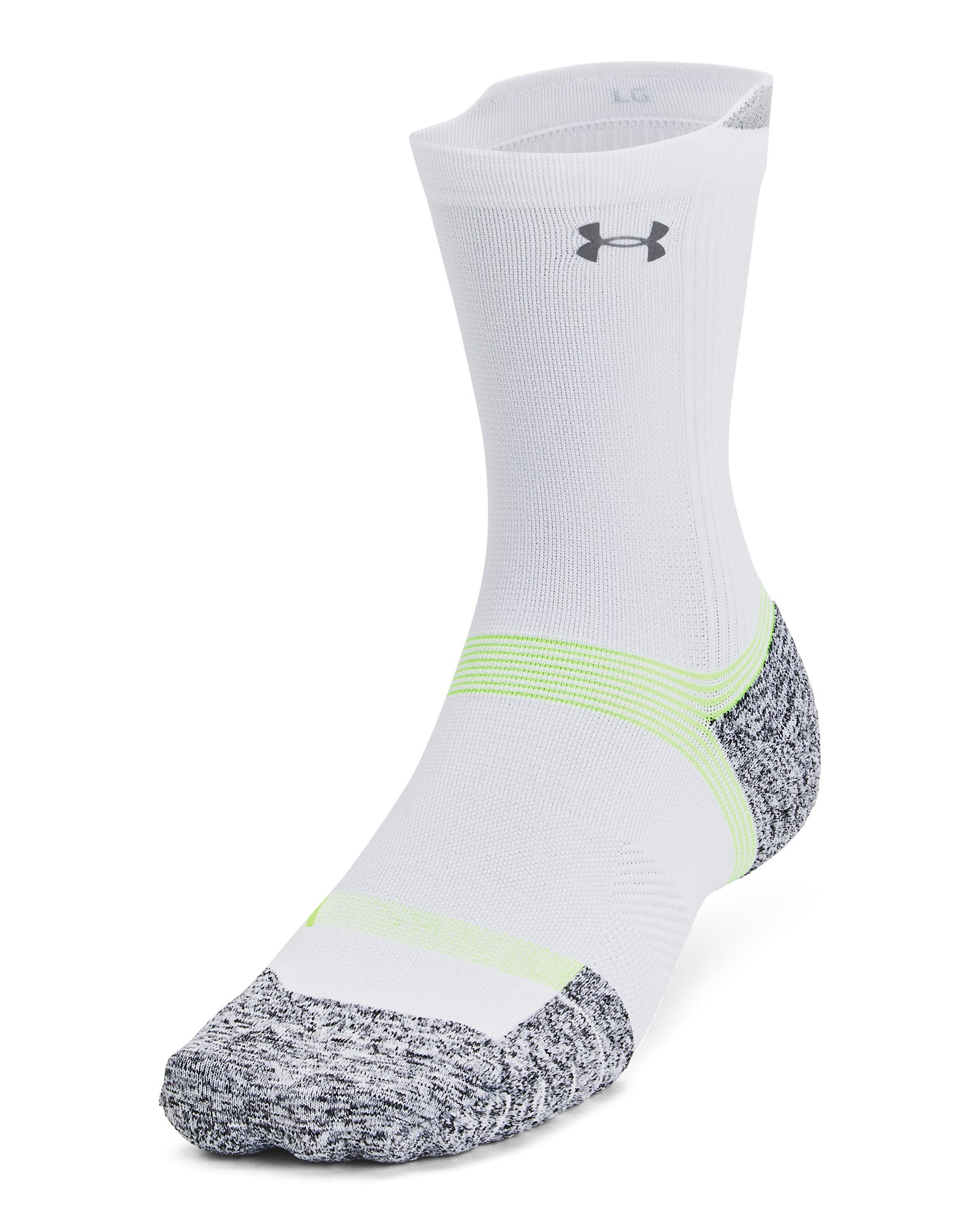 UA ArmourDry Run Cushion Unisex 3-Pack Mid-Crew Socks 3