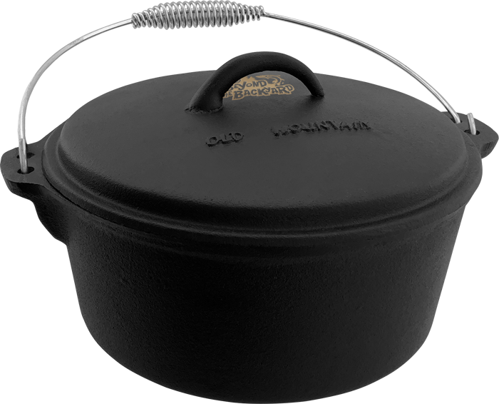 Old Mountain 4.5 Qt Flat Bottom Dutch Oven 12