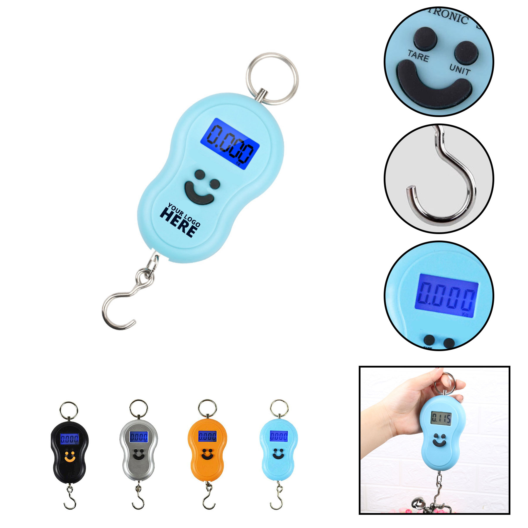 Portable Electronic Luggage Scale 50KG 2