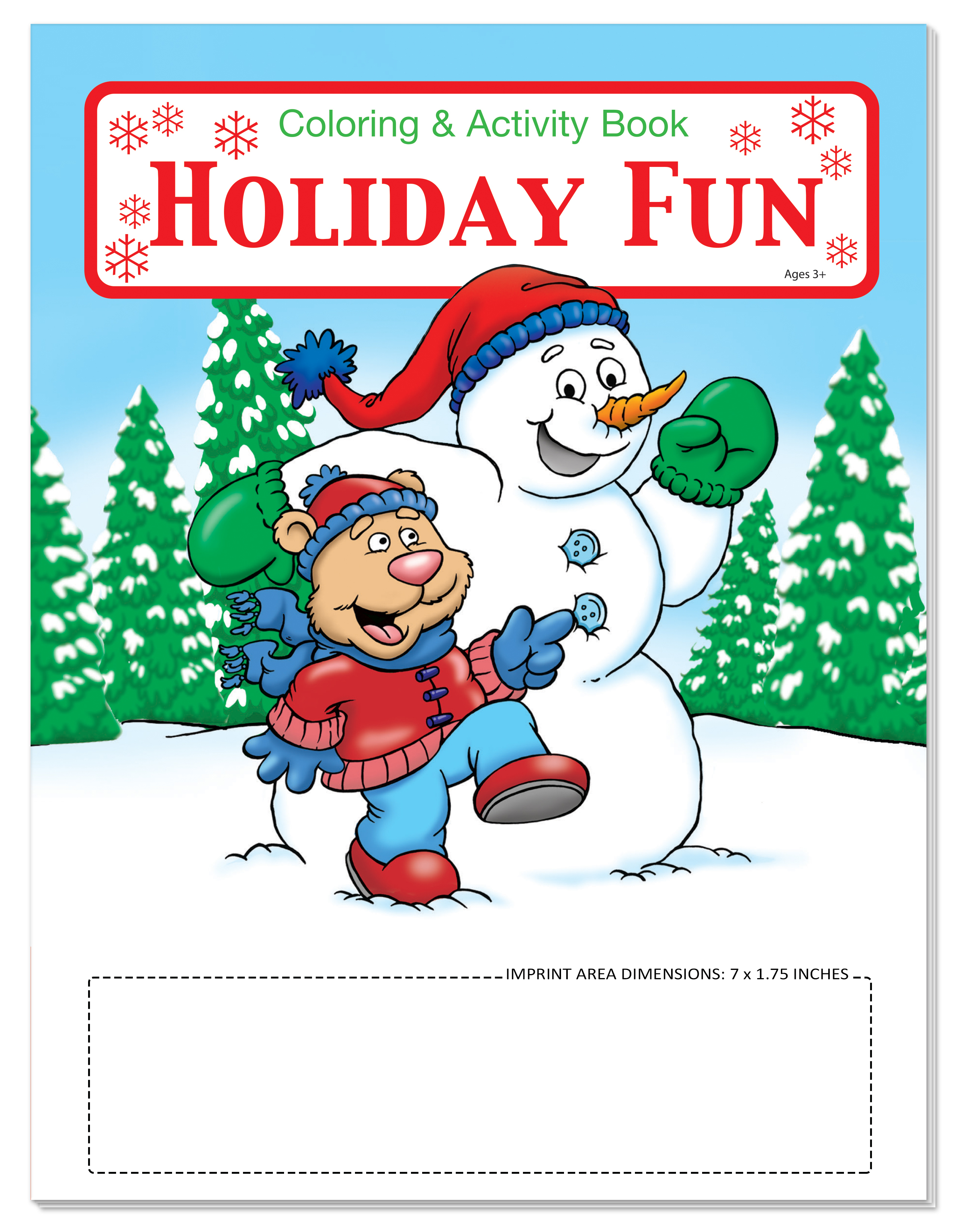 COLORING SET - Holiday Fun Coloring Book Fun Pack 3