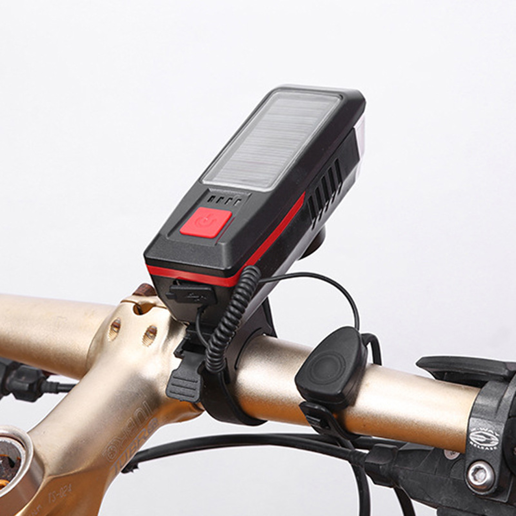 Solar Rechargeable Bicycle Lights 2