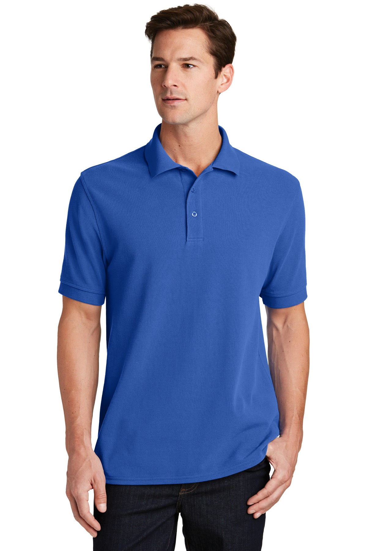 Port & Co Combed Ring Spun Pique Polo. KP1500 52