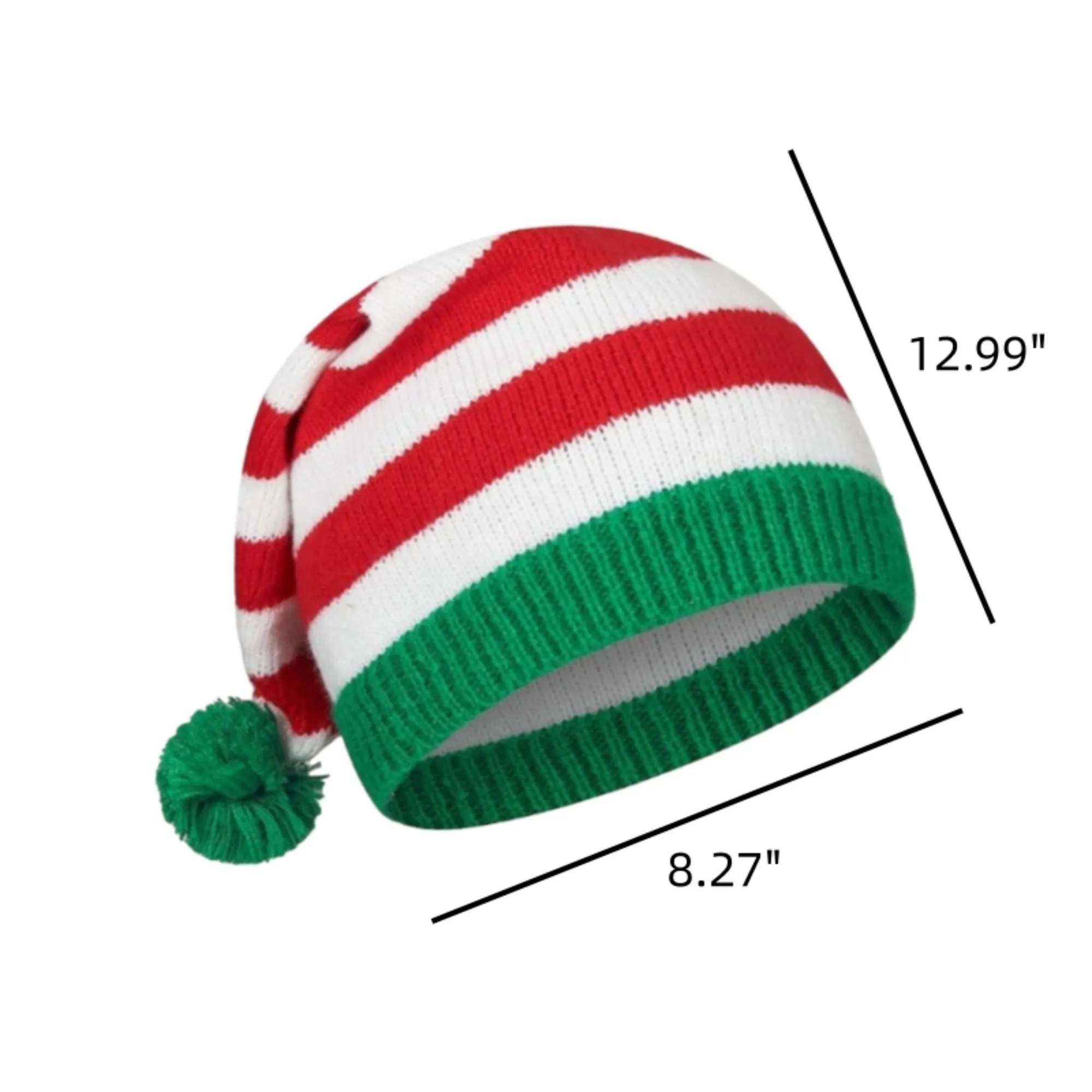 Christmas Beanie Knit Hat Holiday Hat 10