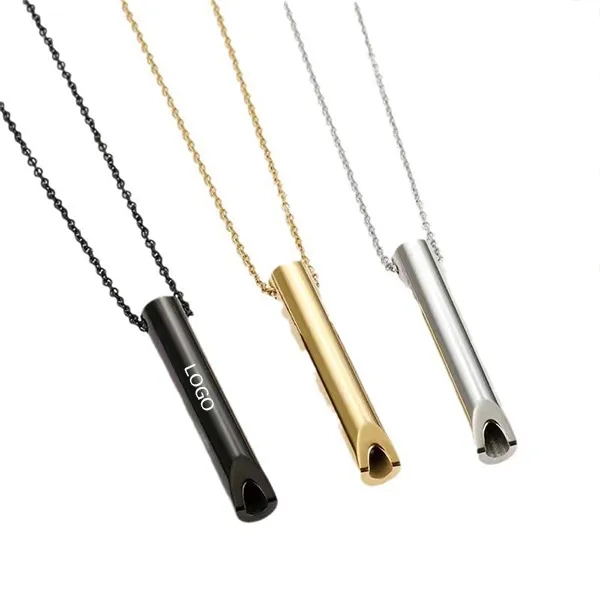 Titanium Steel Whistle Necklace with 180 mL Capacity 4