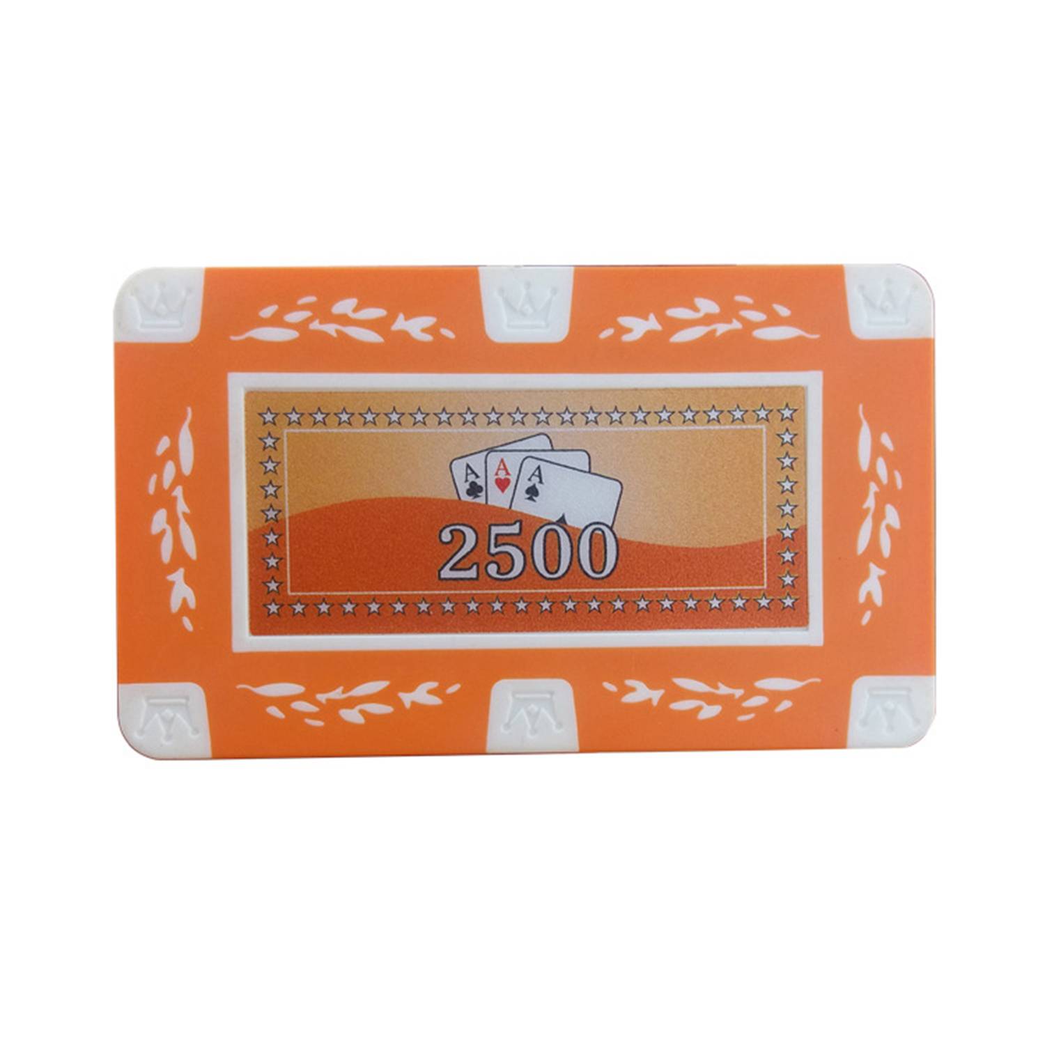 Rectangle Plastic Poker Chip 5