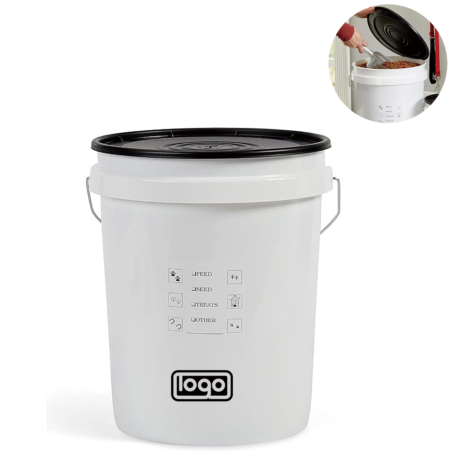 Moisture-Proof Pet Food Storage Bucket For Home Use 6