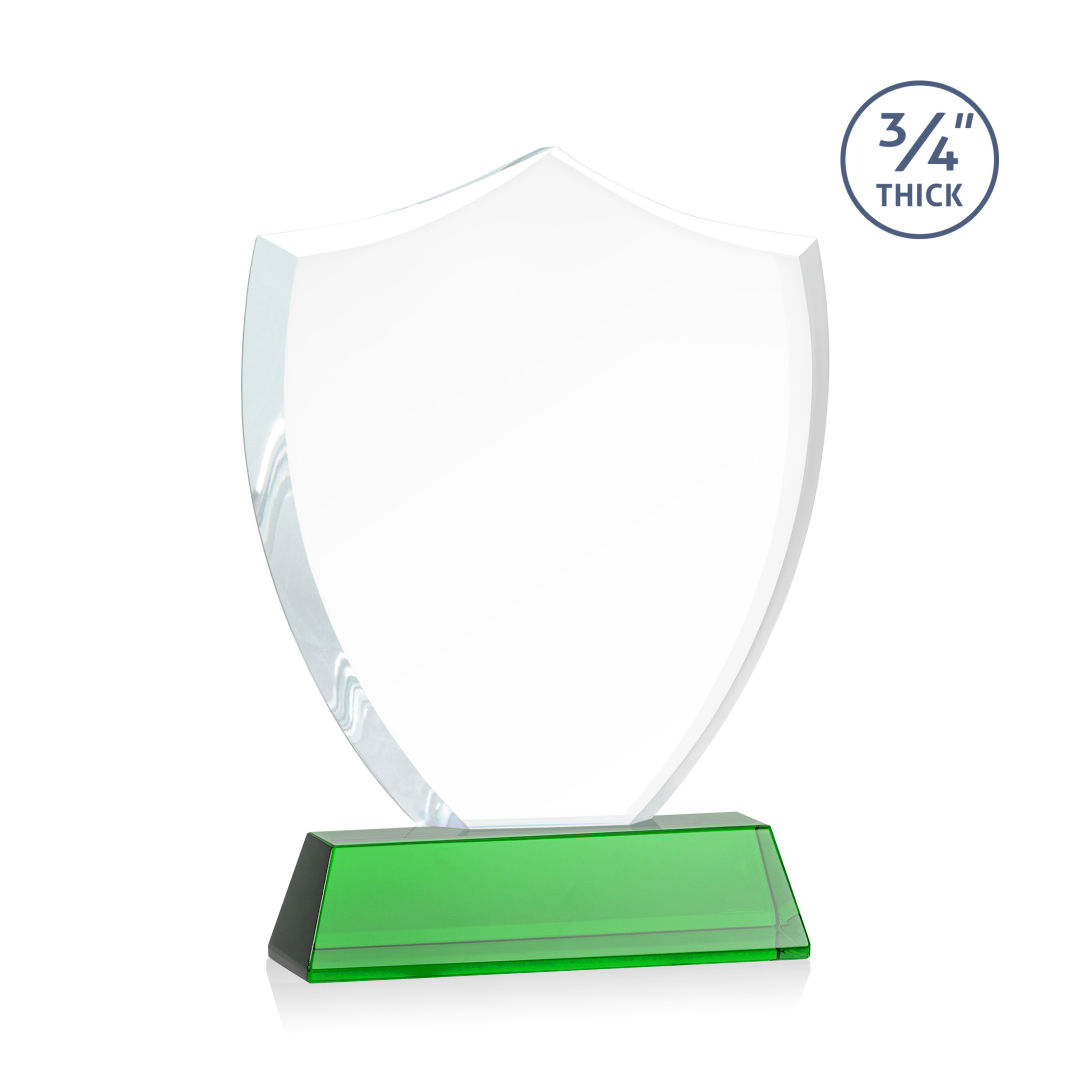 Scudo Shield VividPrint™ Award on Newhaven - Green 9