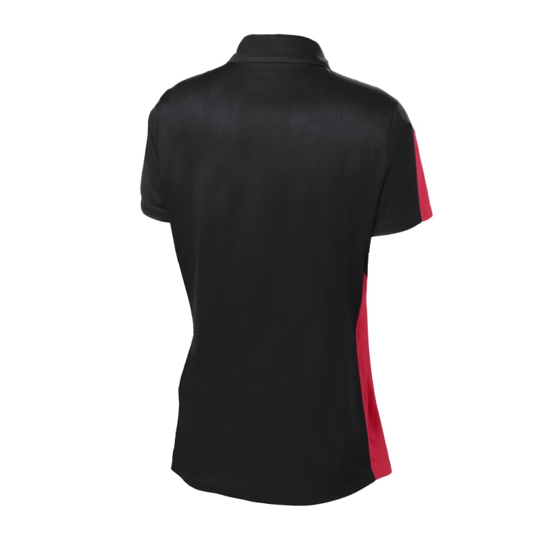 Sport-Tek Women's PosiCharge Active Textured Colorblock Polo. 11