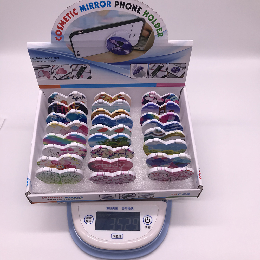 Cell phone holder with mirror 9