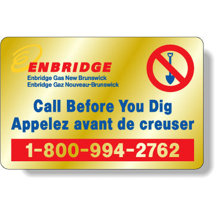 Bright Gold Foil Paper Roll Labels Stock Rectangle (3.5"x5.375")