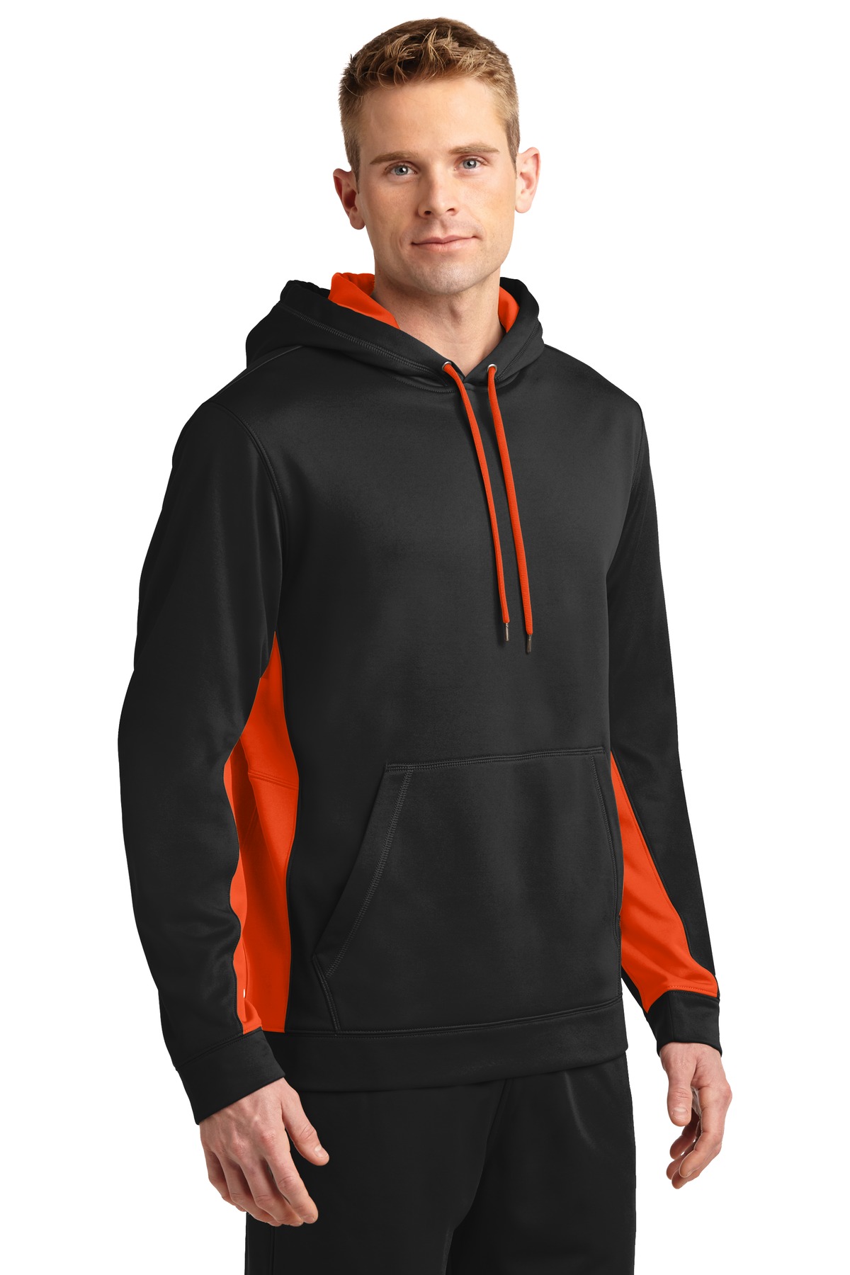 Sport-Wick Fleece Colorblock Hooded Pullover