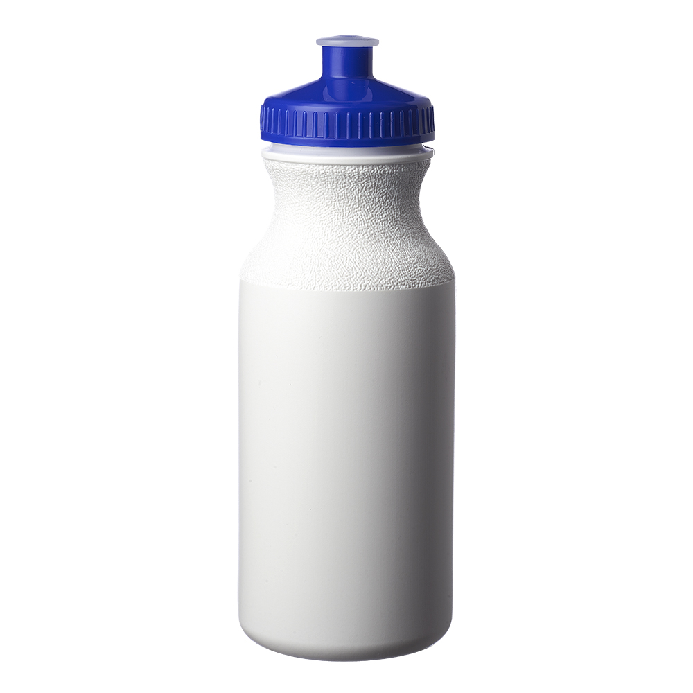 20 oz. White Water Bottles with Push Cap 22