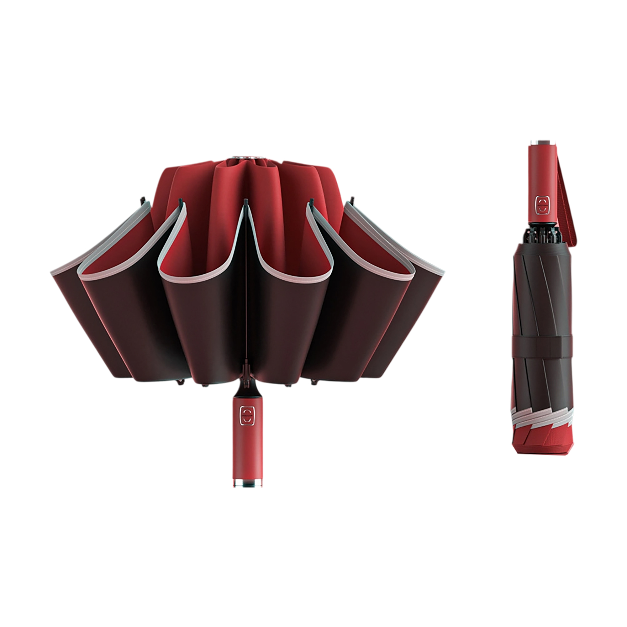 Inverted Automatic Umbrella 12 Rib 41.5" Canopy 5