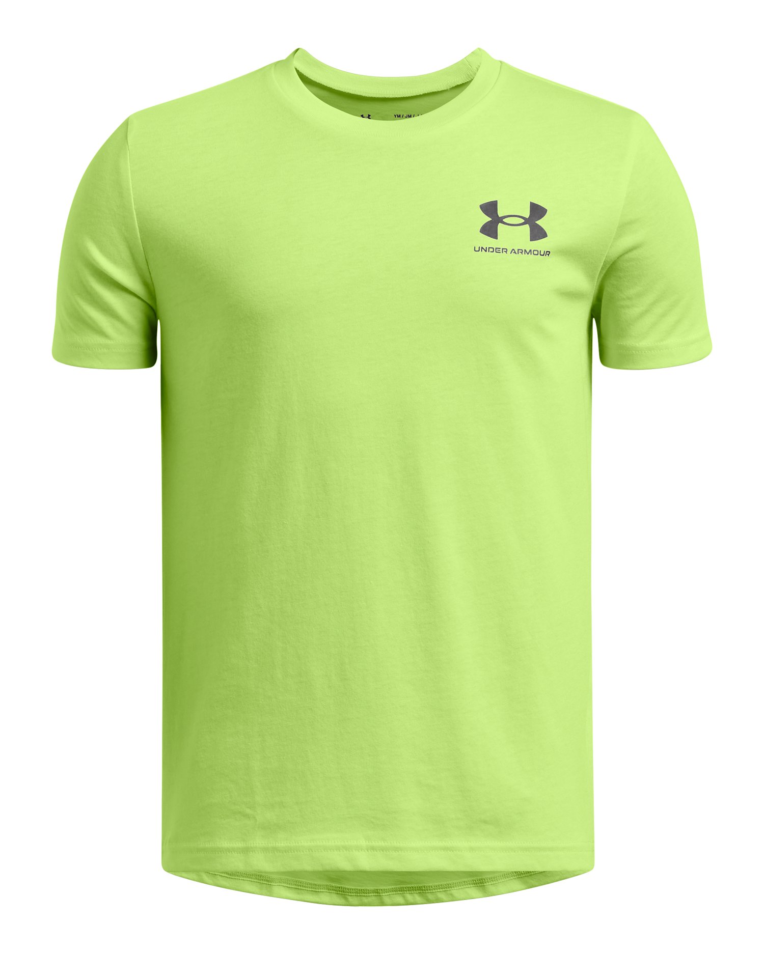 UA Left Chest Logo Boys' Short Sleeve 8