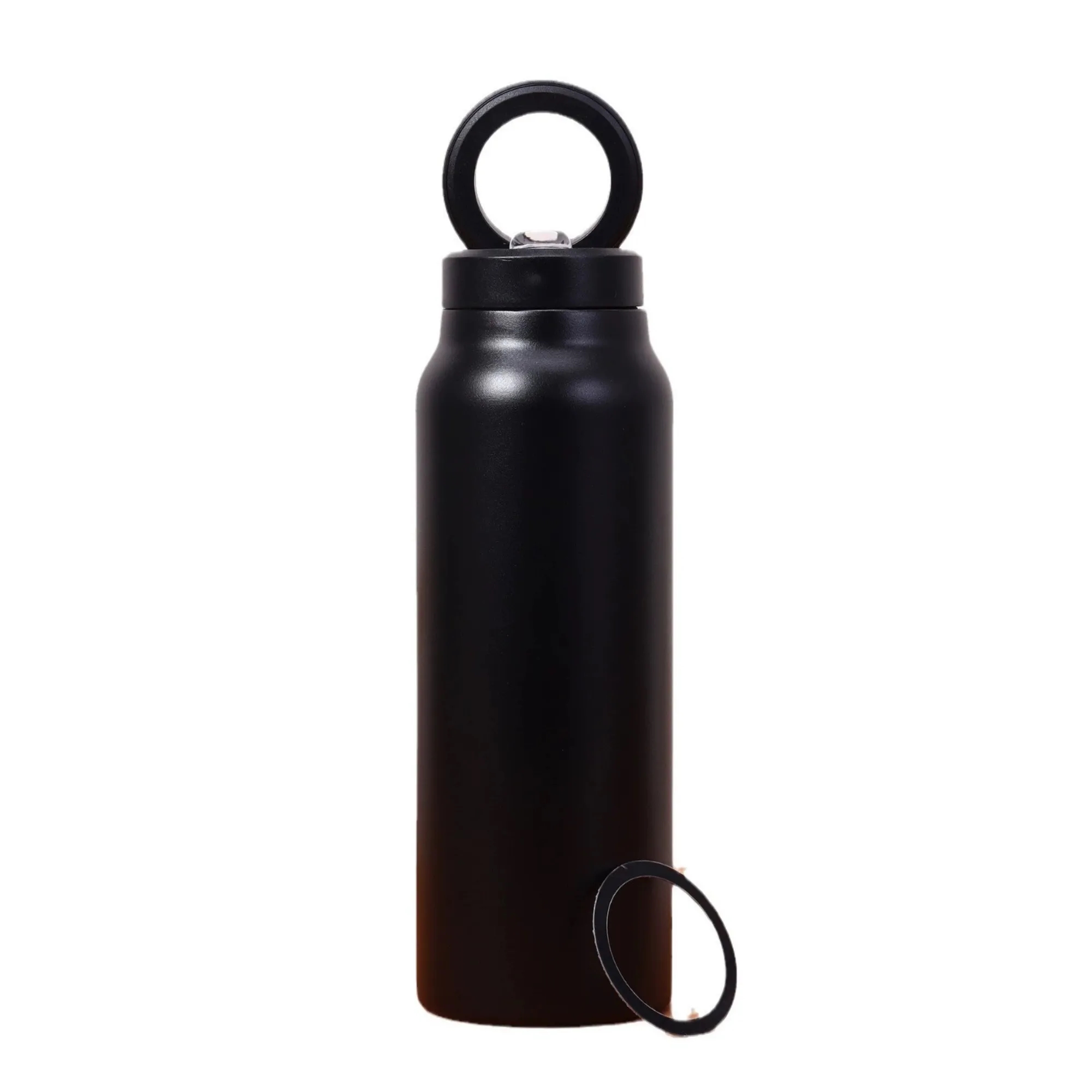 24OZ Bracket Insulated Cup With Straw And Magnetic Ring 3