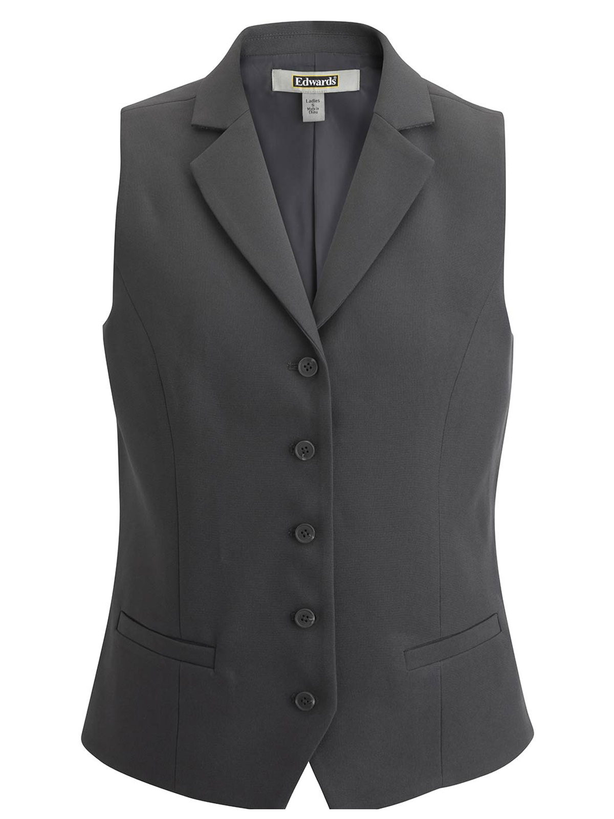 Edwards - Suiting & Neckwear - Women's Two-Pocket Dress Lapel Vest 4