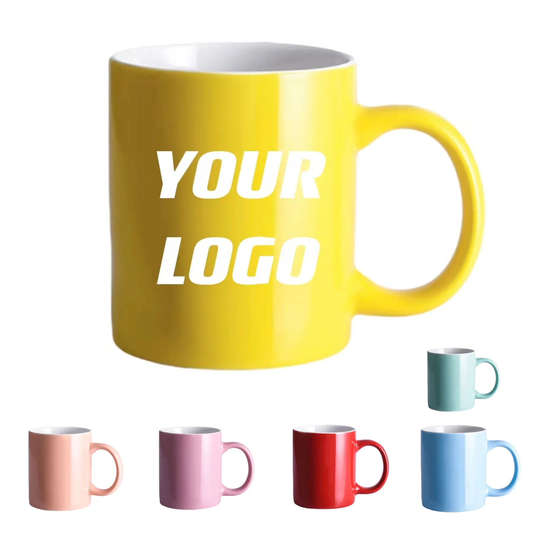 11 oz. Colorful Creamic Cup For Coffee Milk Tea 2