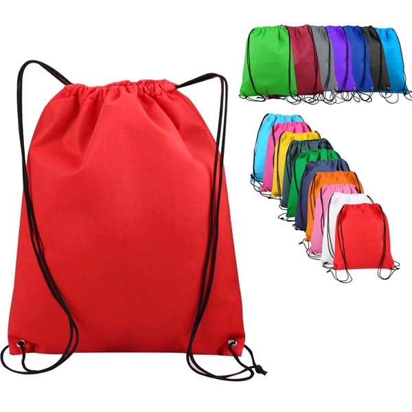Non-Woven Drawstring Backpack - 15" x 16" 8