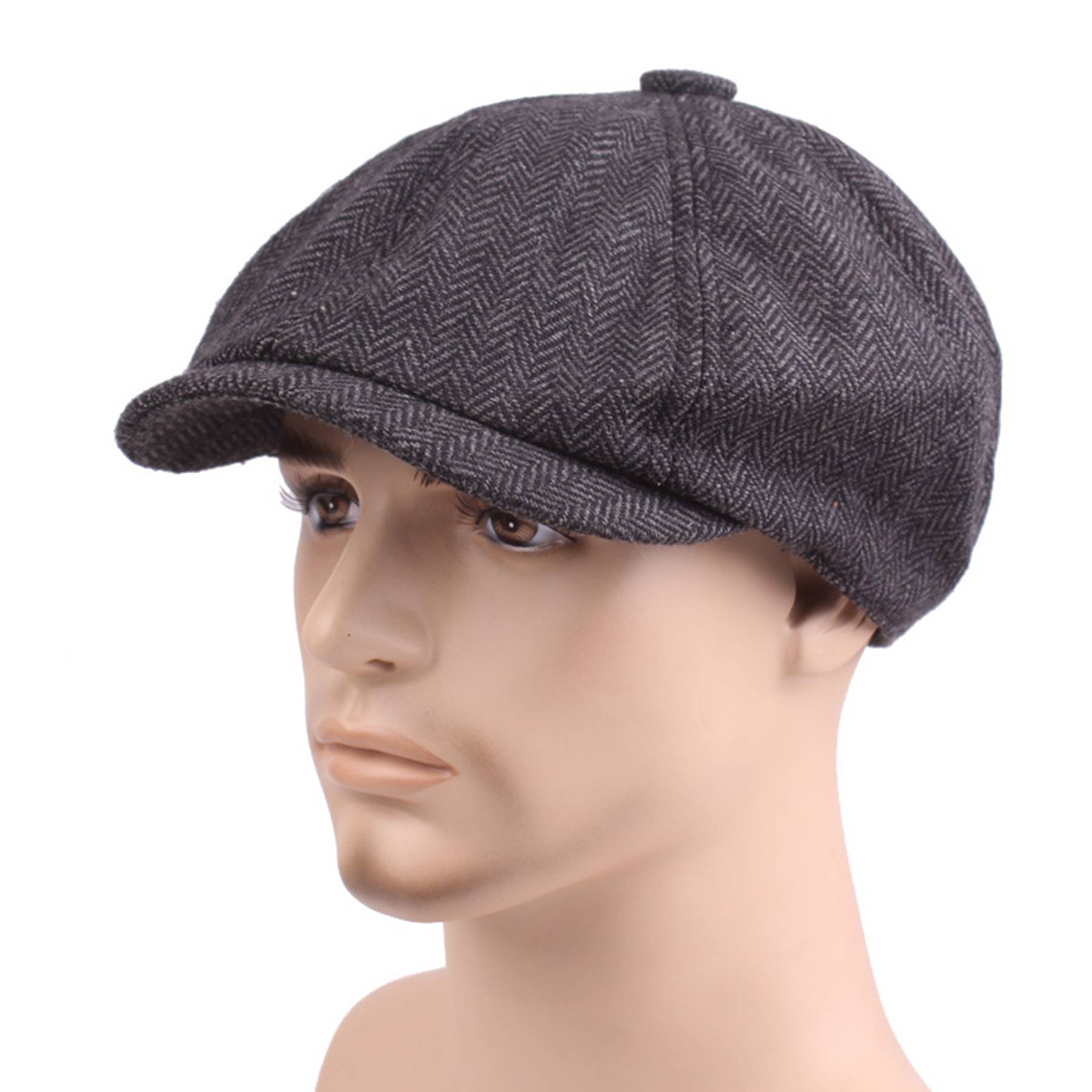 Cotton Flat Beret Cap Adjustable Size 2
