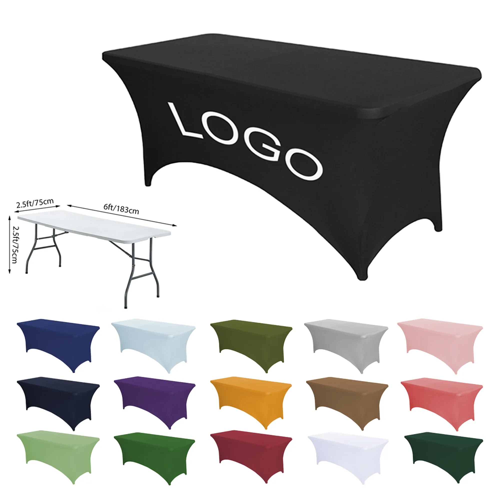 6FT Elastic Table Cover 3