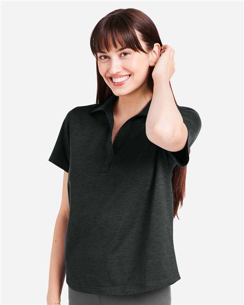 Women's Fairway Marbled Jersey Polo - PDP7058 23