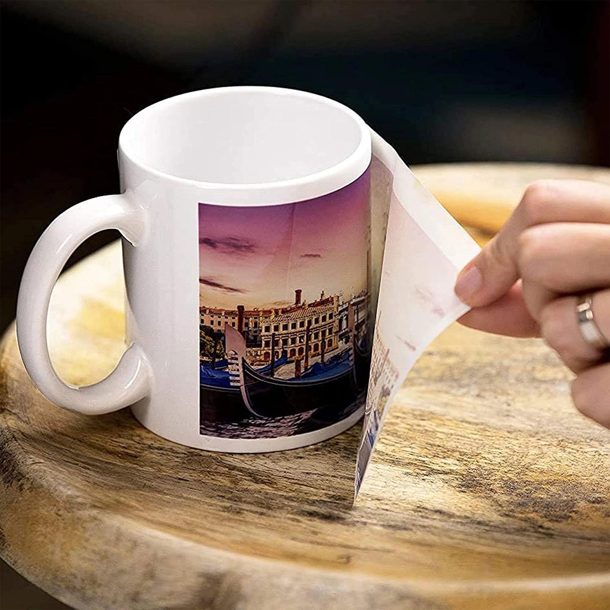 11oz Full Color Sublimation Ceramic Mug MOQ 50pcs 3
