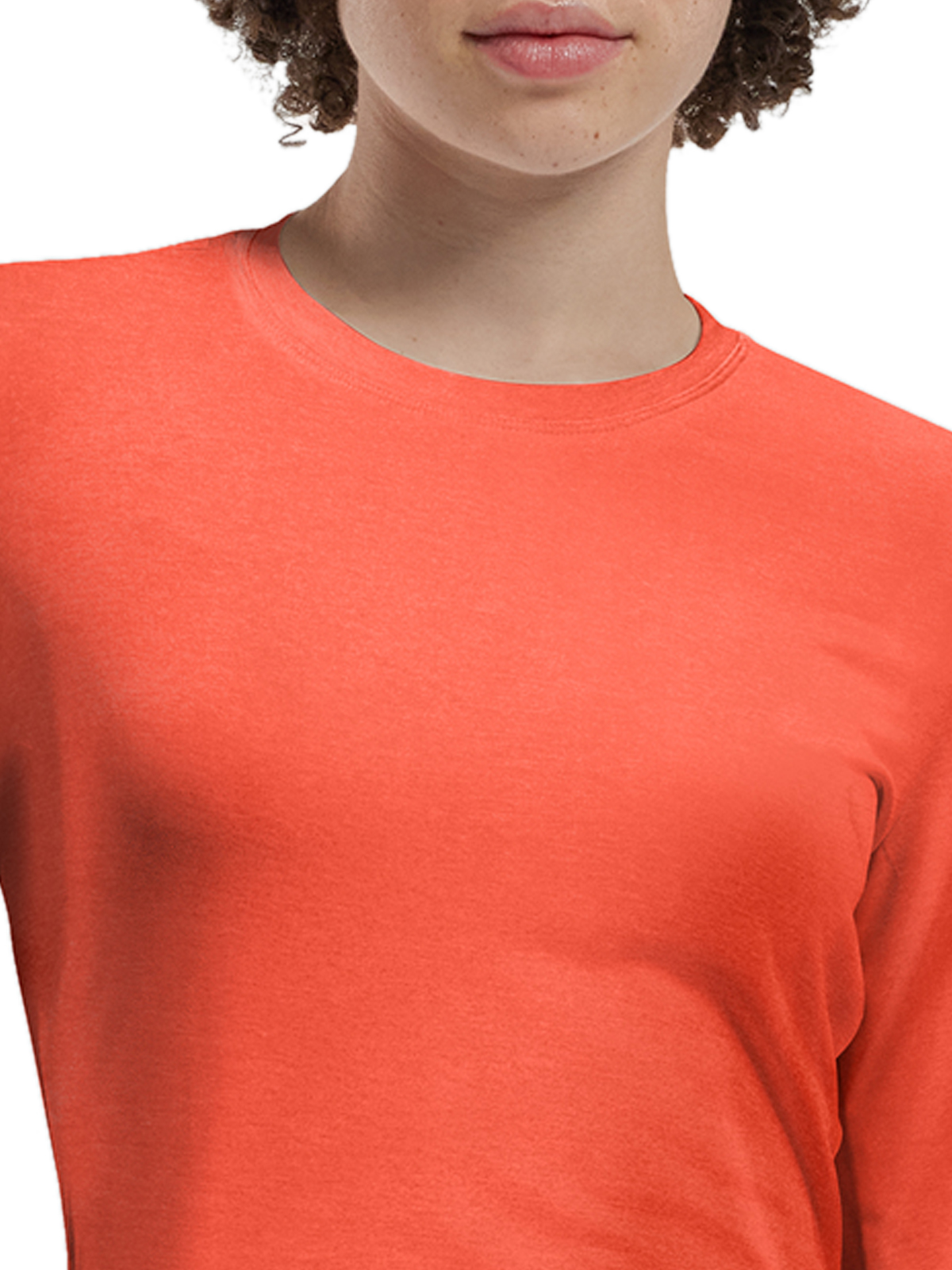 White Cross - VIBE - Women's Shirttail Hemline Underscrub Tee 23