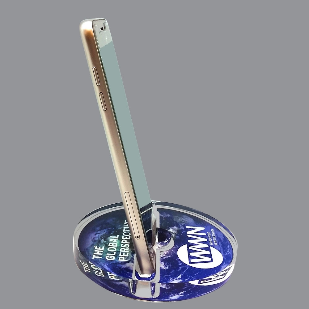Custom Acrylic Paperweight / Phone Stands 3