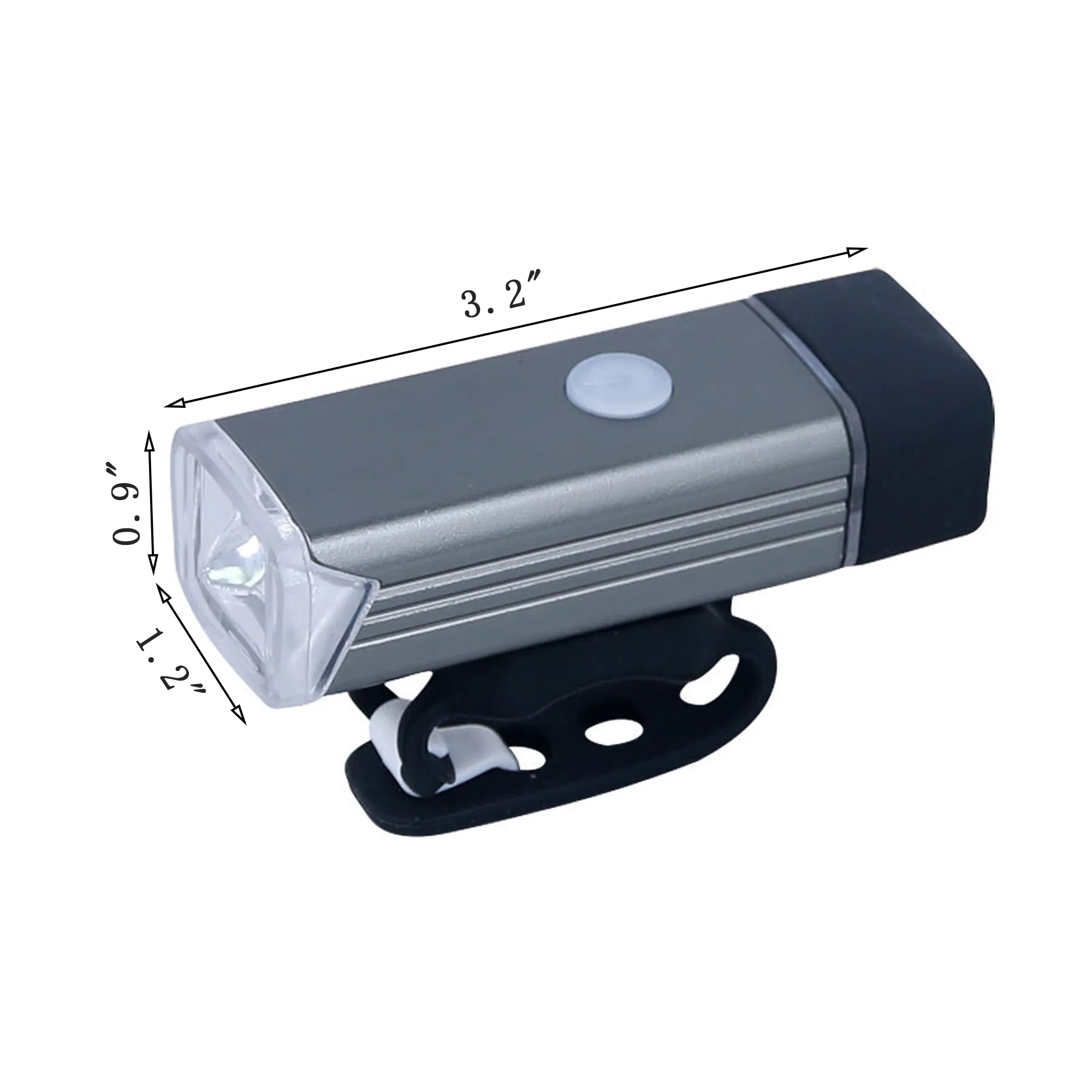 LED Rechargeable Bike Headlight Adjustable Night Light 4