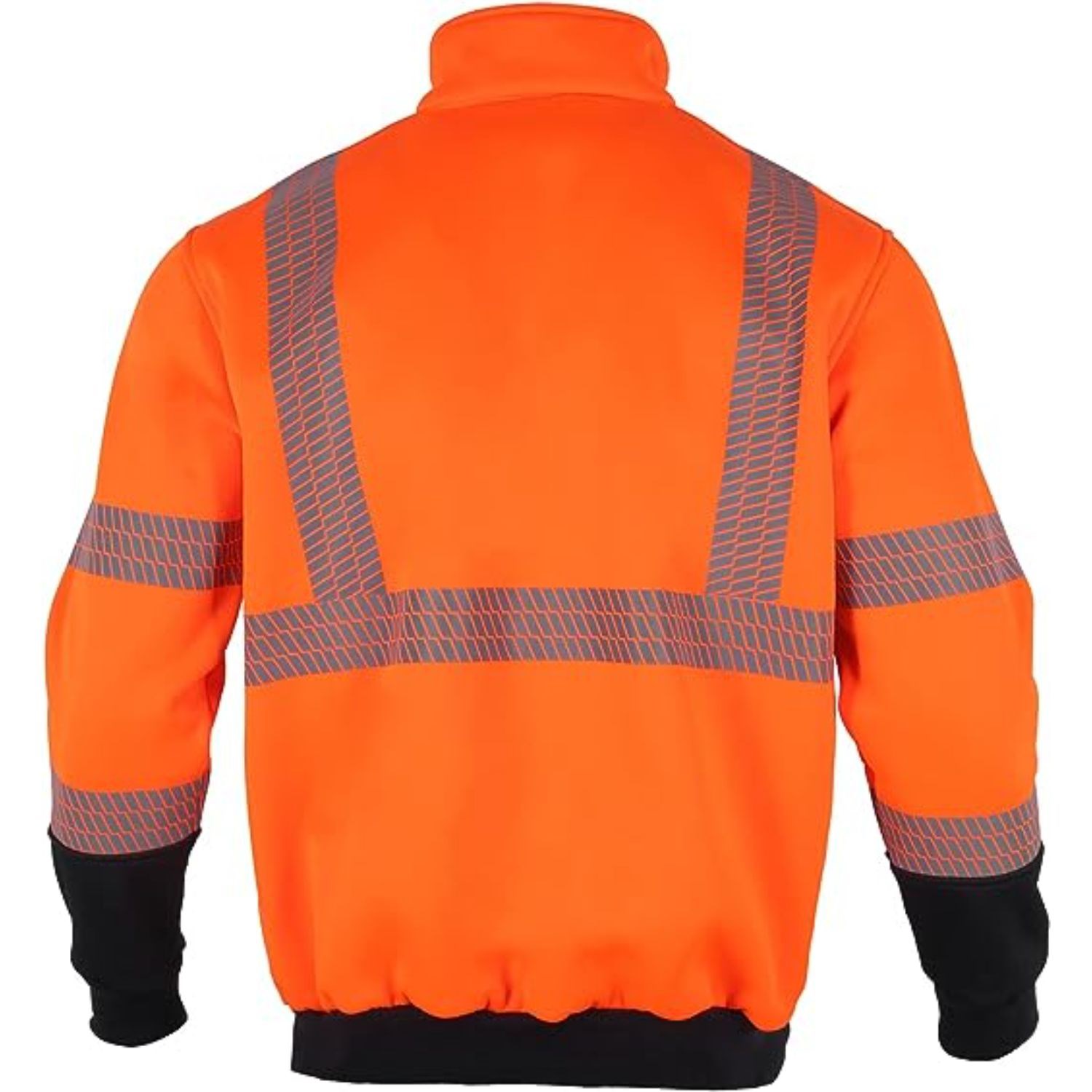Class 3 Color Block 2" Segmented Tape Safety 1/4 Zipper with Pockets 8