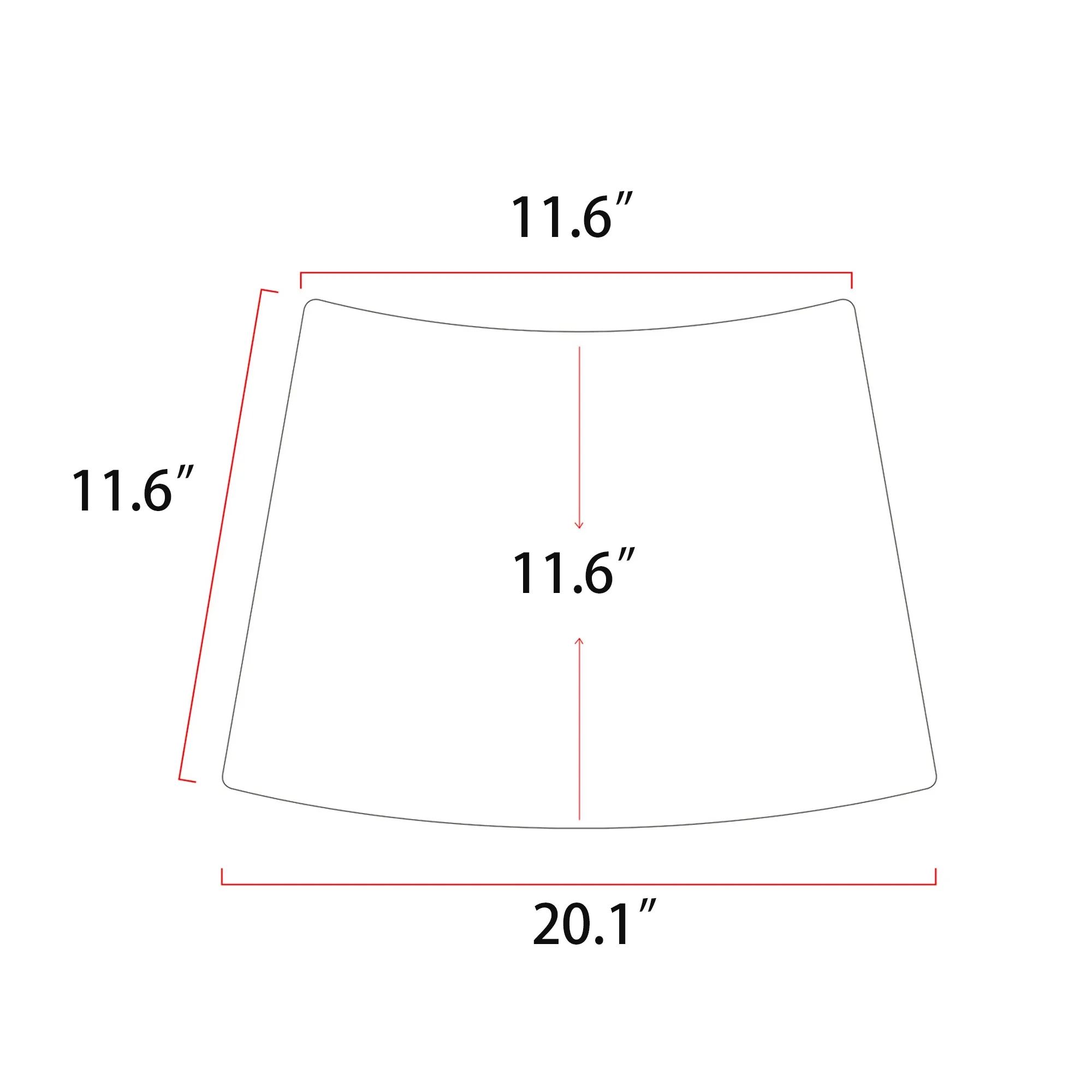 Home Fan Shaped Placemat 4