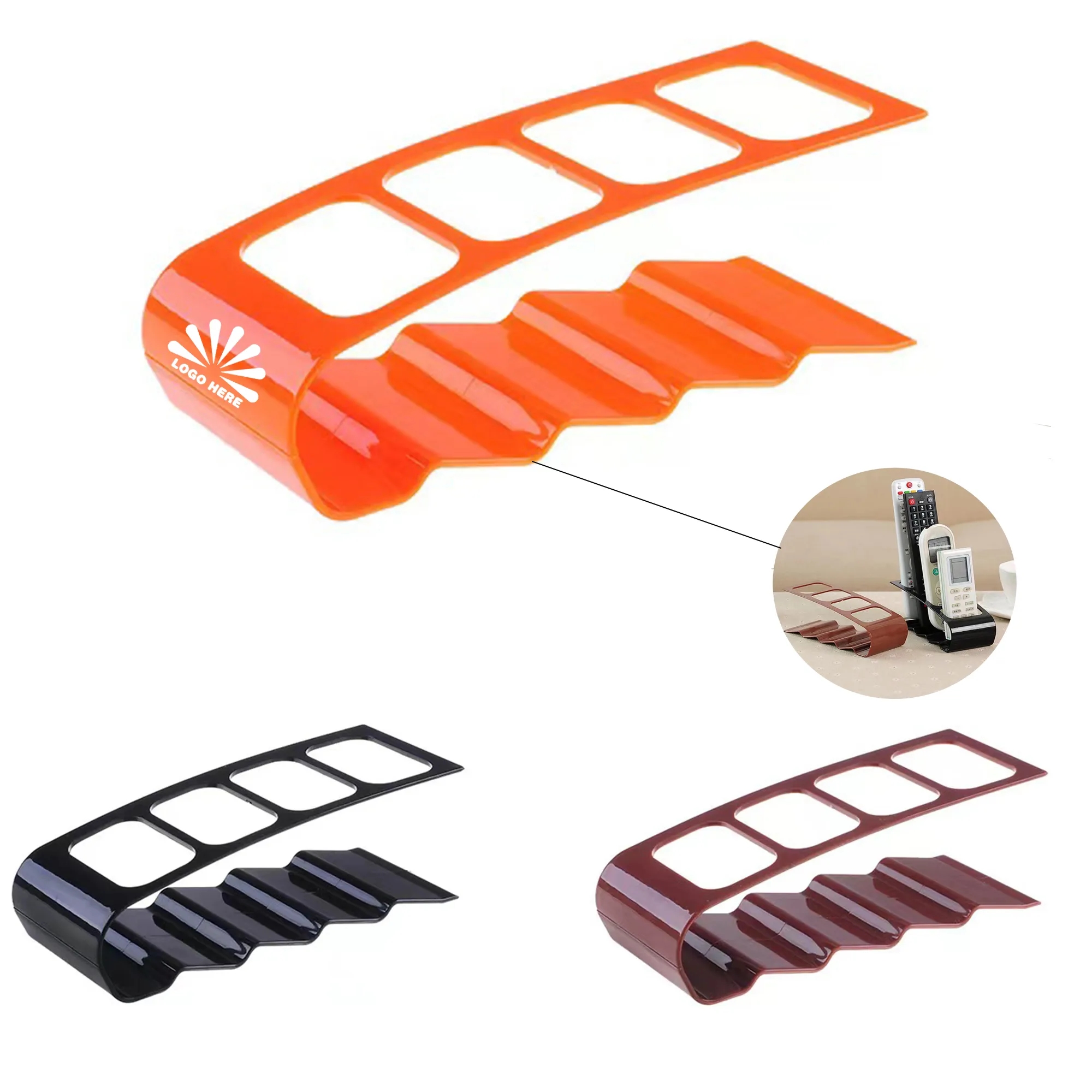 Four-Grid Remote Control Storage Rack 1