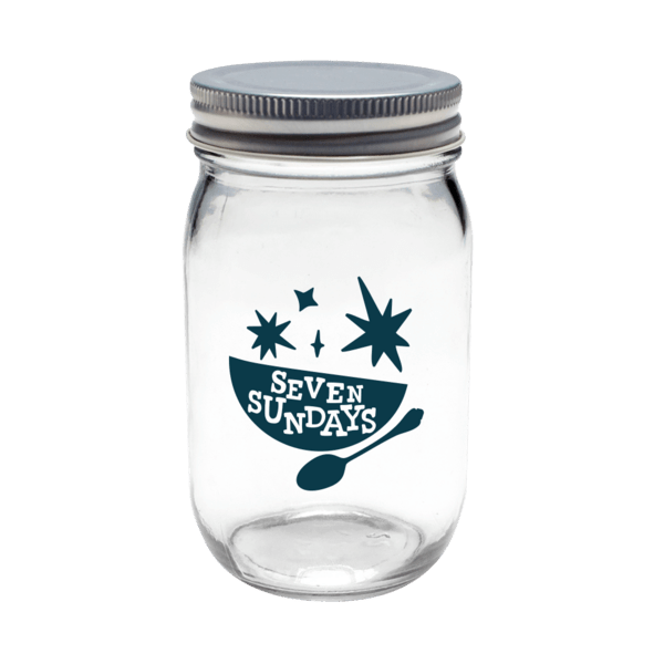 Homemade 16 oz. Canning Lids Mason Jar 56