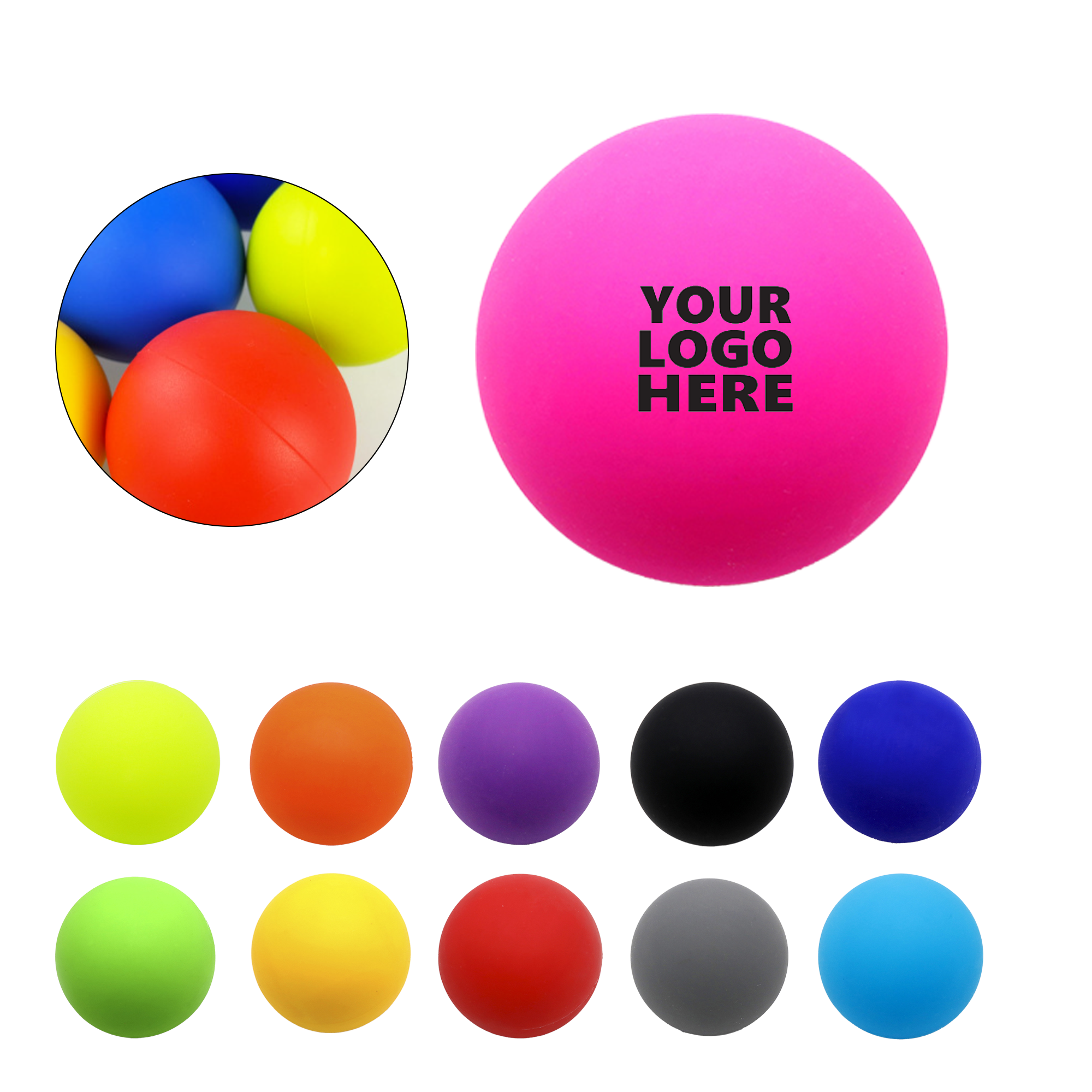 Silicone Hockey Yoga Ball 1