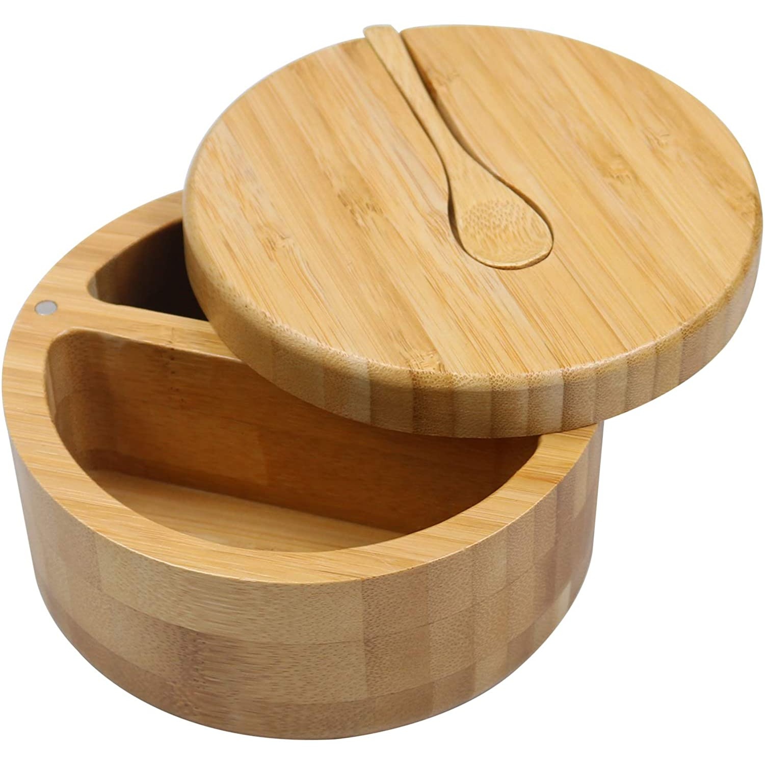 Bamboo Storage Box Magnetic Lid 2