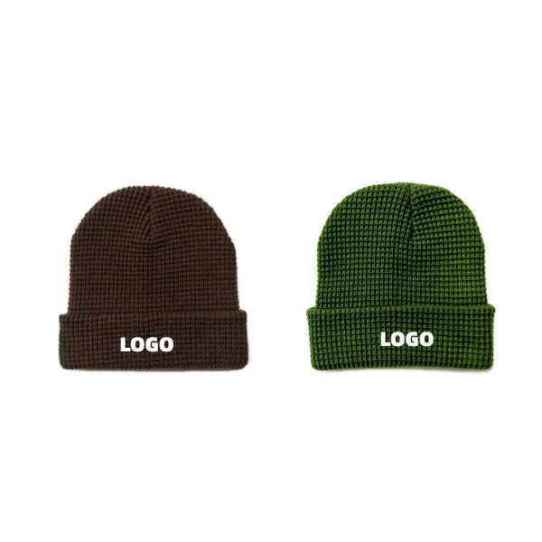 Winter knitted striped hat 4