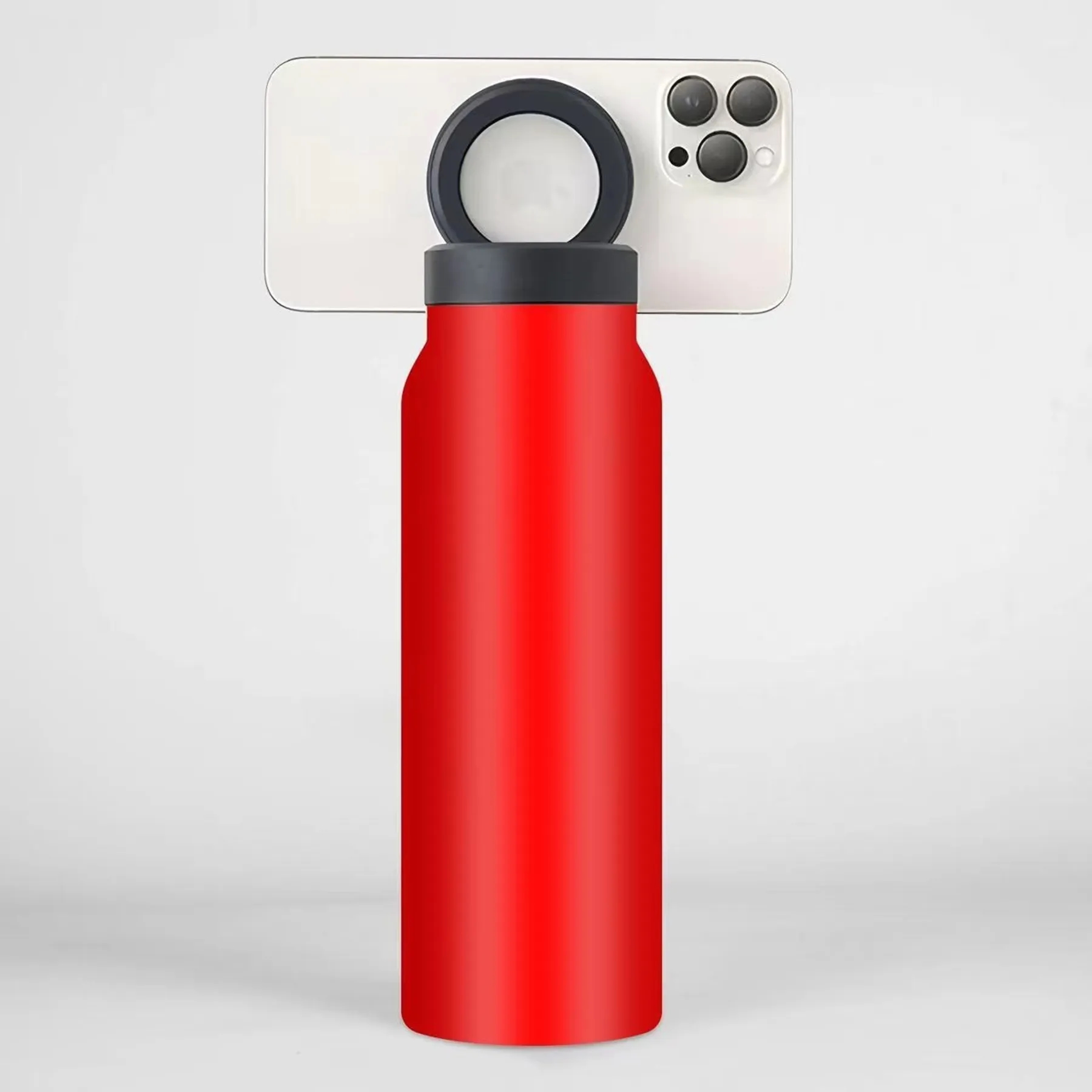 24 Oz. Insulated Magnetic Water Bottle with Phone Holder, custom water bottle with logo imprint 7