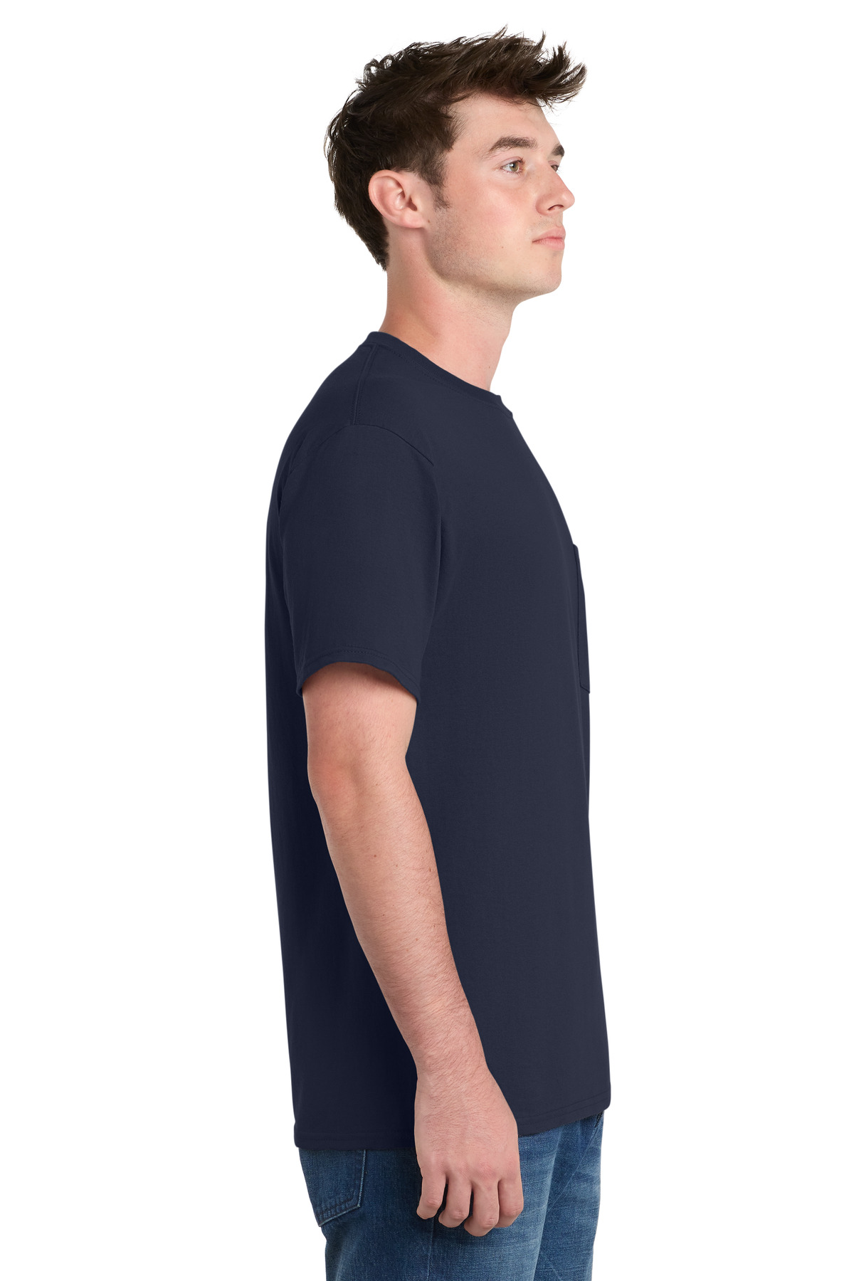 Port & Co Tall Essential Pocket Tee. PC61PT 43
