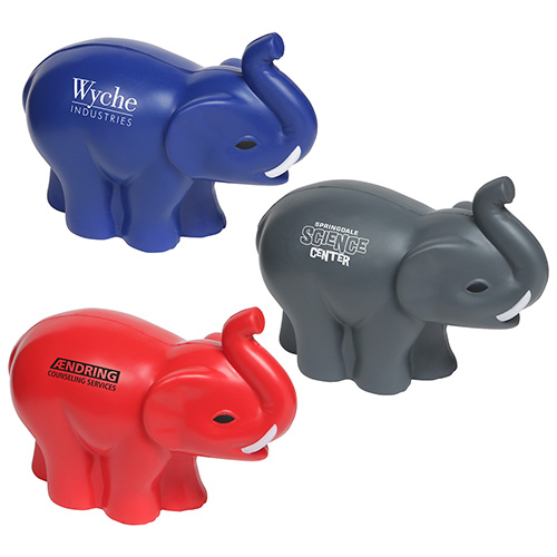 Elephant with Tusks Stress Reliever 18