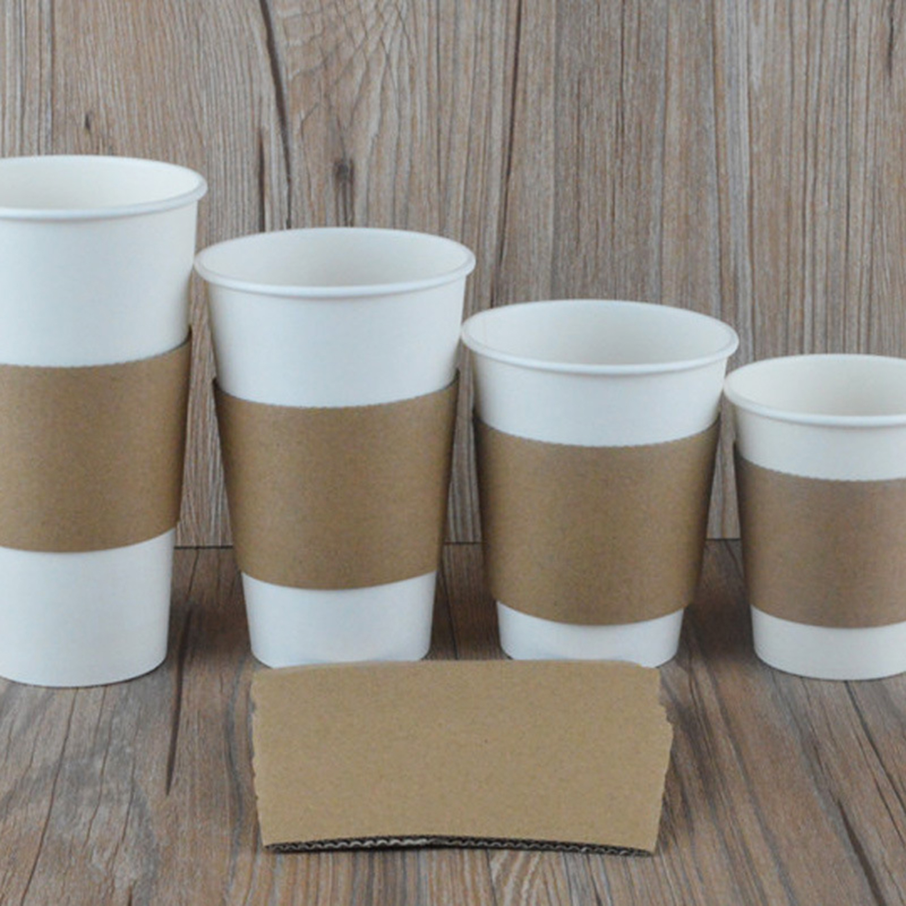 Office Coffee Cup Paper Sleeves 3
